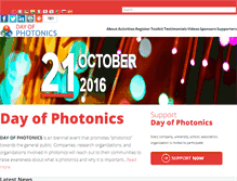 Tablet Screenshot of day-of-photonics.org